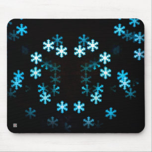 Magical Christmas Snowflakes Mouse Mat