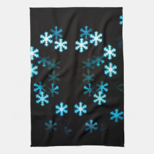 Magical Christmas Snowflakes Tea Towel