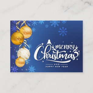 Magical Christmas Spirit – Festive Holiday Design Business Card