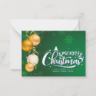 Magical Christmas Spirit – Festive Holiday Design Card
