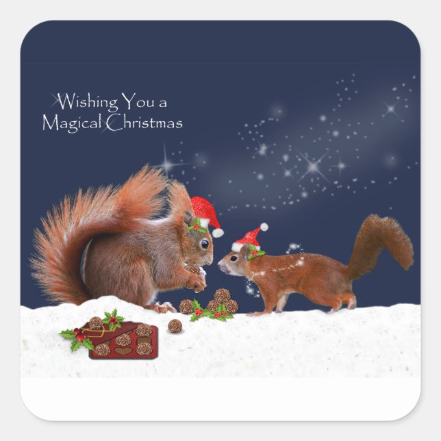 Magical Christmas Sticker (Front)