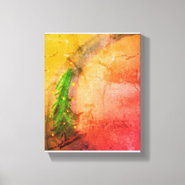 Magical Christmas Tree canvas brightens home (Front)