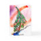 Magical Christmas Tree card O Holy Night stately
