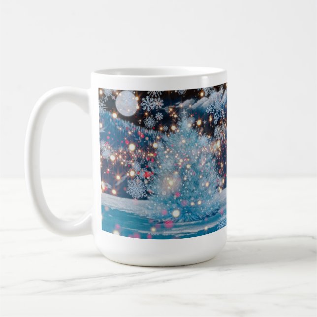 Magical Christmas Tree Coffee Mug (Left)