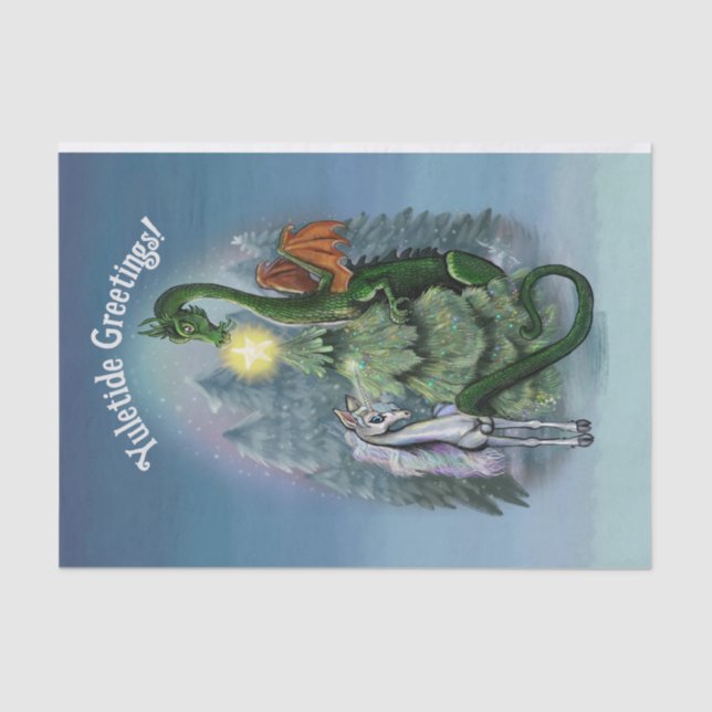 Magical Christmas Tree Gathering Tissue Paper (Front)