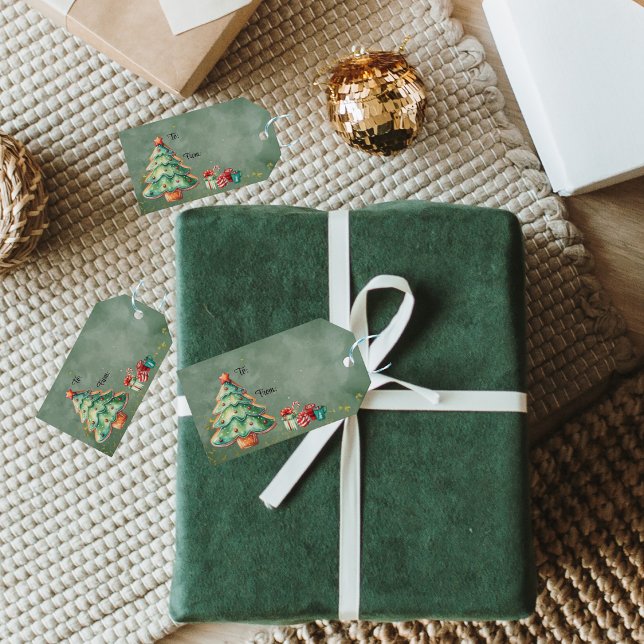 Magical Christmas Tree Presents  Gift Tags (Creator Uploaded)