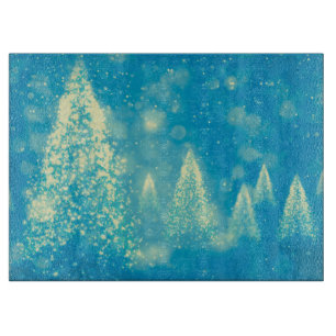 Magical Christmas Trees Cutting Board