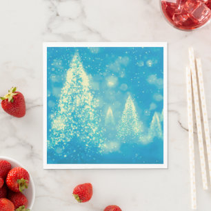 Magical Christmas Trees Napkin