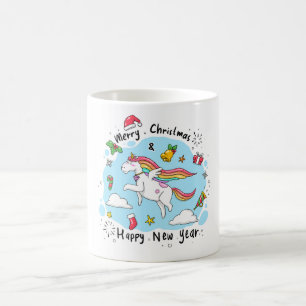Magical Christmas Unicorn Mug