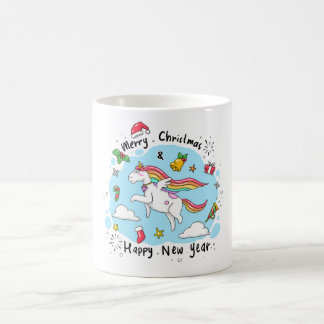 Magical Christmas Unicorn Mug