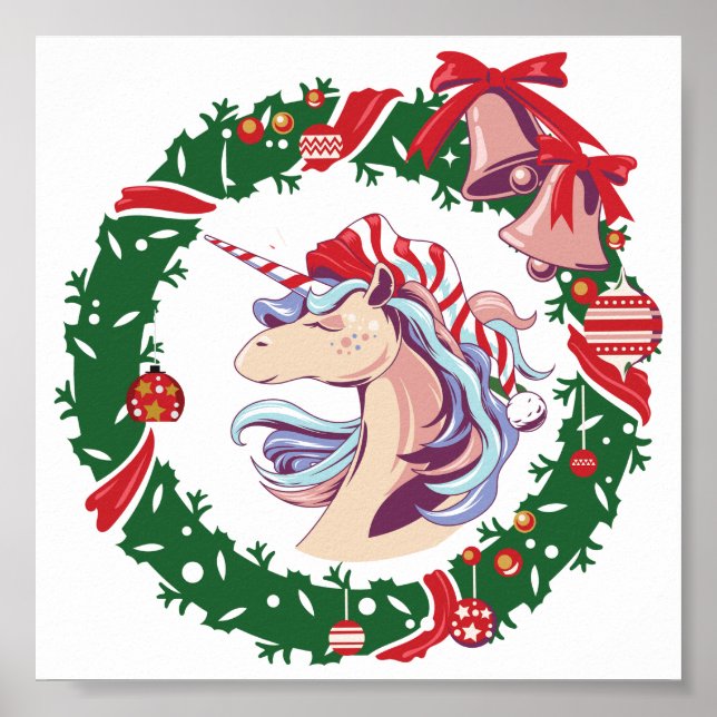 Magical Christmas Unicorn     Poster (Front)