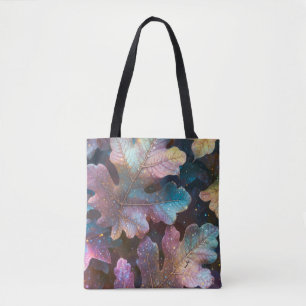 Magical Colourful Autumn Leaves Fantasy Artwork Tote Bag