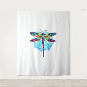 Magical Colourful Dragonfly Mandala    Tapestry