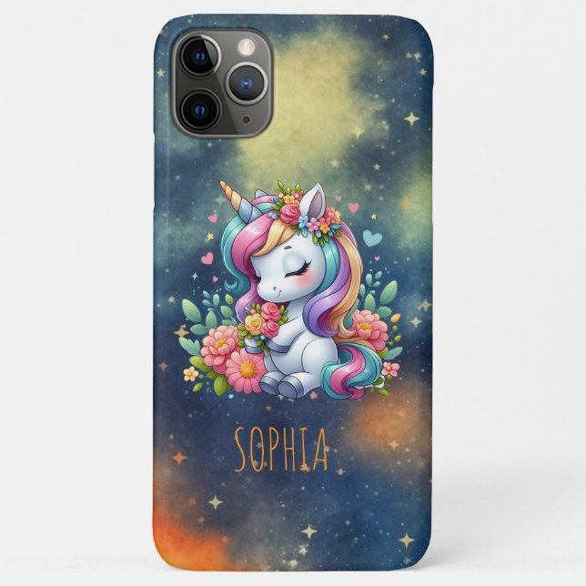 Magical Colourful Unicorn Girly Birthday Gift Case-Mate iPhone Case (Back)