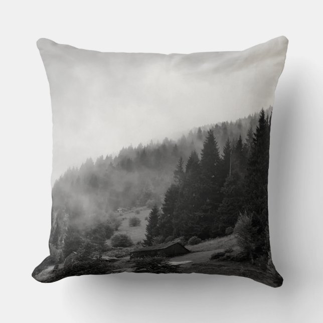 Magical, cool nature in fog cushion (Front)