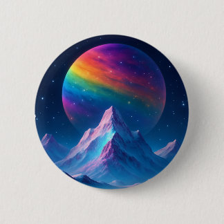 Magical Cosmic Land 6 Cm Round Badge
