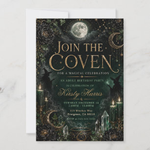 Magical Coven Birthday Party Invitation