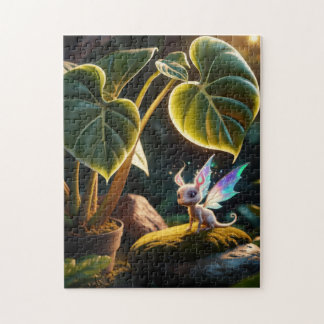 Magical Creature in Greenery  Jigsaw Puzzle