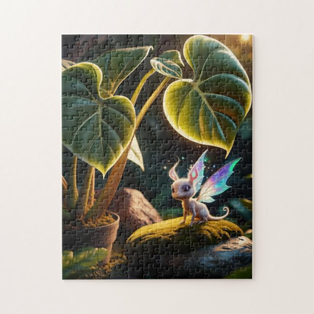 Magical Creature in Greenery  Jigsaw Puzzle (Vertical)