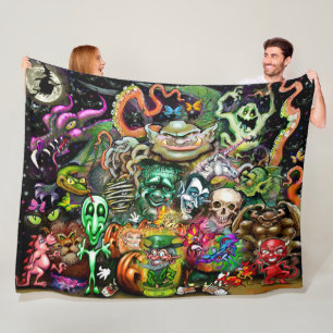 Magical Creatures Fleece Blanket