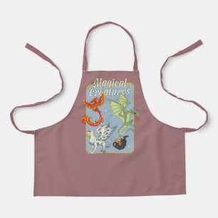 Magical Creatures Vintage Graphic Apron