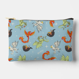 Magical Creatures Vintage Pattern Accessory Pouch