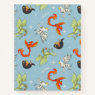 Magical Creatures Vintage Pattern Notebook