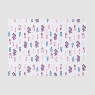 Magical Crystals Pattern Tissue Paper