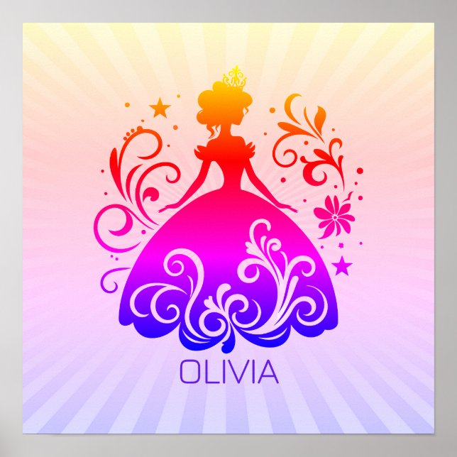 Magical Custom Print, Princess Room Perfect Poster (Front)