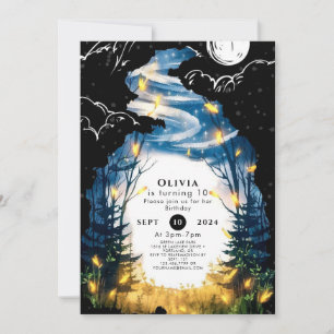 Magical Custom Woodland Birthday Invitation