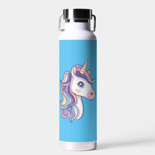 Magical Cute Sparkly Pastel Unicorn Water Bottle