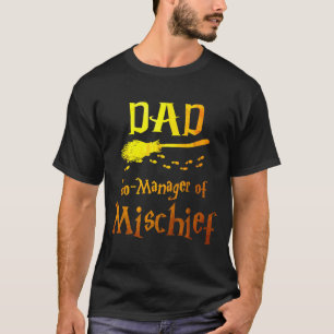 Magical Dad, Manager Of Mischief Birthday Family M T-Shirt