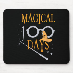 Magical Days Of School 100th Day Teacher Students  Mouse Mat
