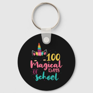 Magical Days Of School Unicorn Gift Teacher Studen Key Ring