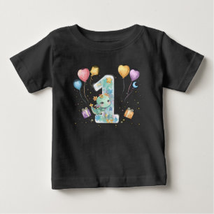 Magical Dragon Party – Baby Boy Turns One T-Shirt