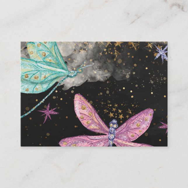 Magical Dragonflies Business Card (Front)