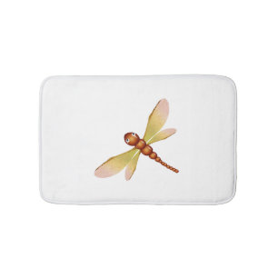 magical dragonfly made from chestnut and maple see bath mat