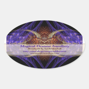 Magical Dreams Artistic Shop Label Sticker