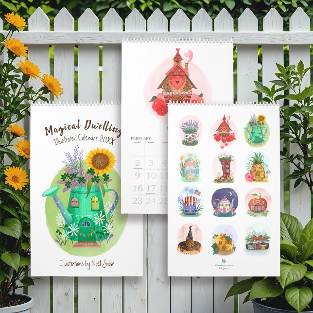 Magical Dwellings Illustrated Calendar (Creator Uploaded)