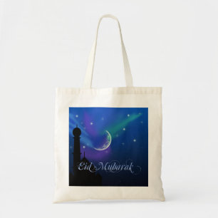 Magical Eid Night - Islamic Greeting Budget Tote Bag