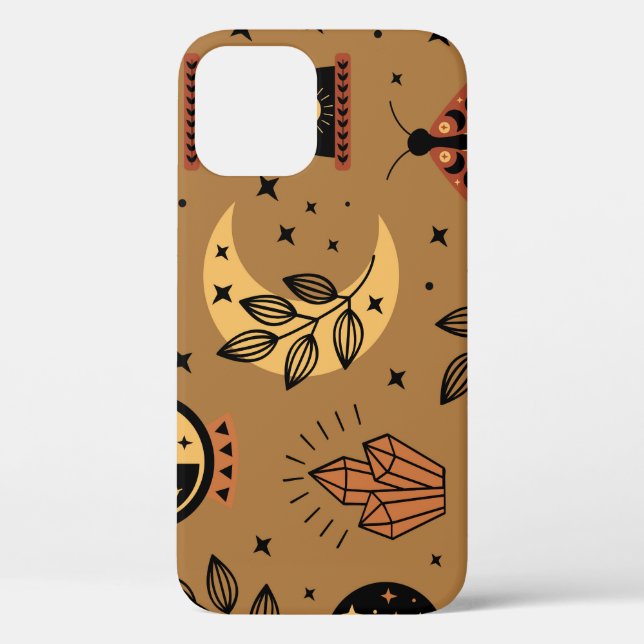 Magical Elements: Enchanting Seamless Pattern Case-Mate iPhone Case (Back)