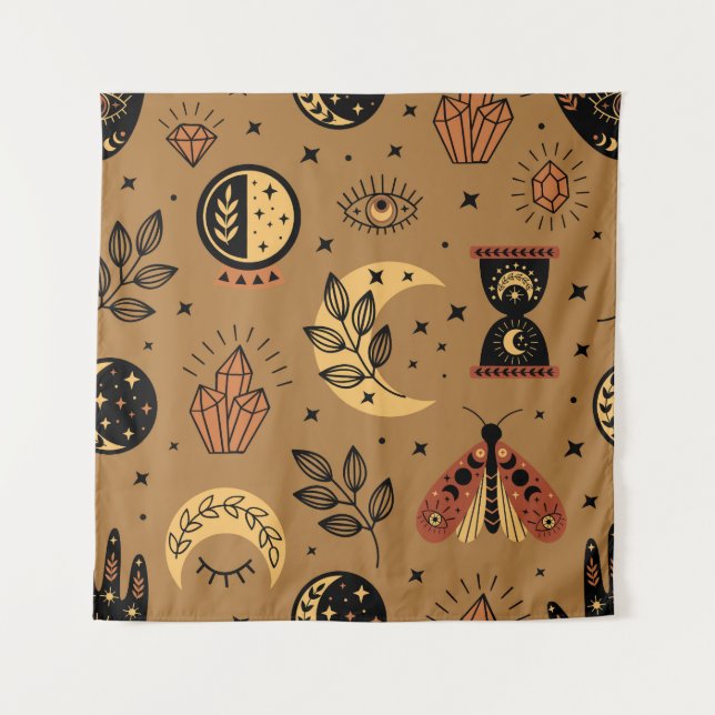 Magical Elements: Enchanting Seamless Pattern Tapestry (Front)