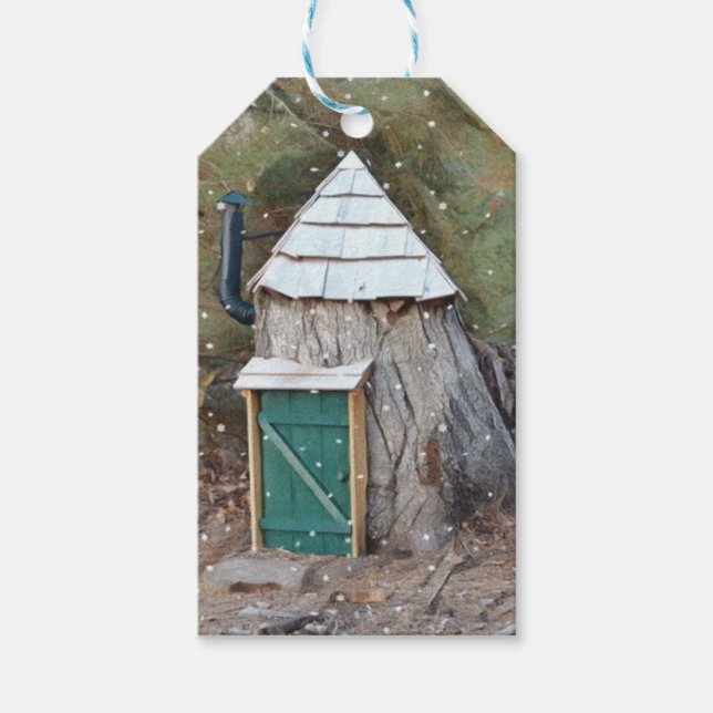 Magical Elf House Gift Tags (Front)