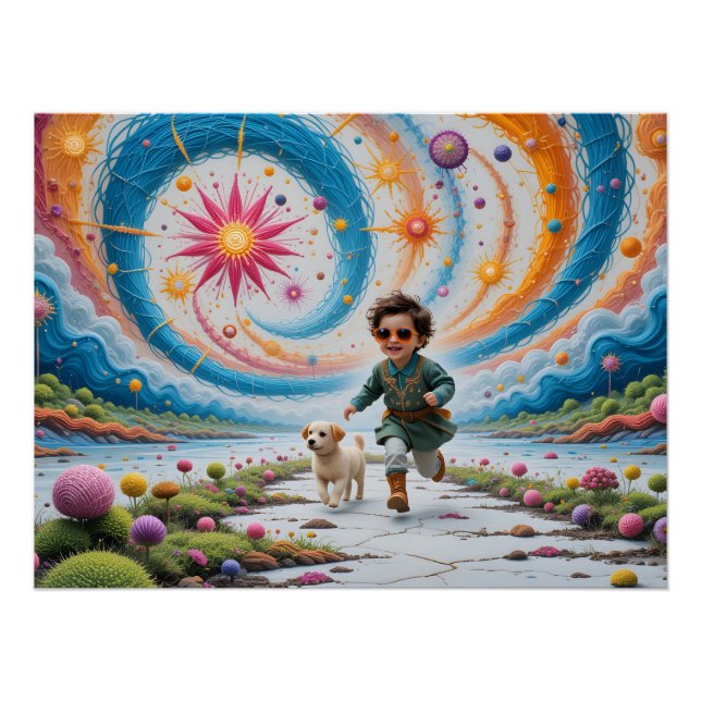 Magical Embroidered Wonderland Poster (Front)