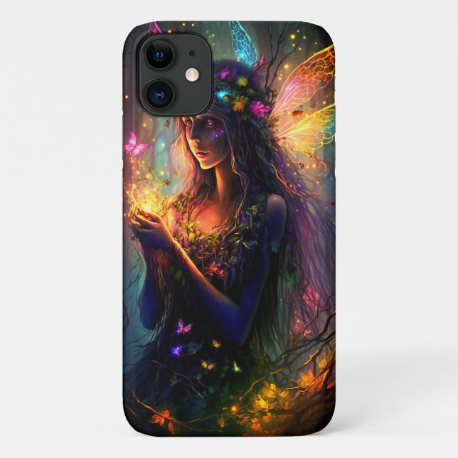Magical Enchanted Forest Fantasy Fairy Lights Case-Mate iPhone Case (Back)