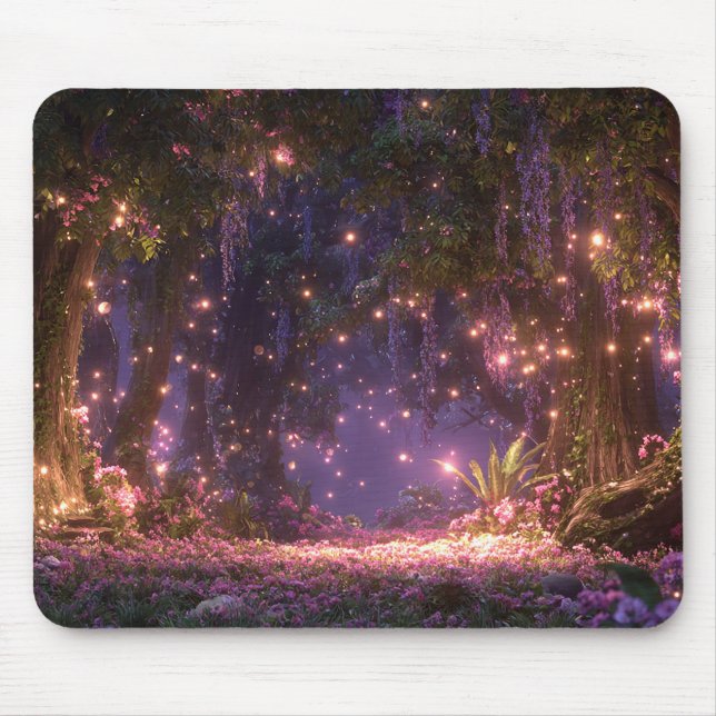 Magical Enchanted Forest Mouse Mat (Front)