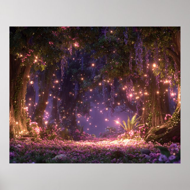 Magical Enchanted Forest Poster (Front)