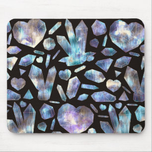 Magical Energy Crystals Rainbow Crystal Rocks Mouse Mat