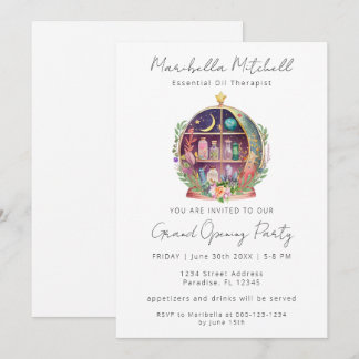 Magical Essential Oils Apothecary Business Event Invitation
