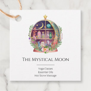 Magical Essential Oils Apothecary Yoga Crystals Favour Tags